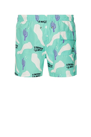 Nikben Sthlm-LA Swim Trunk in Teal