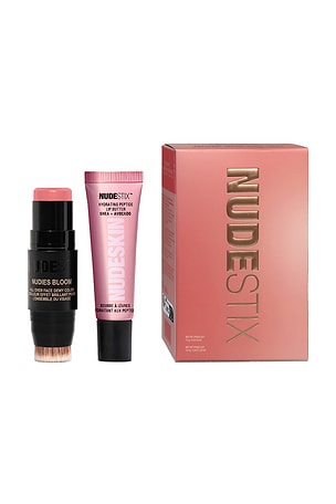 Rosy Pink Glow Blush & Lip Kit NUDESTIX