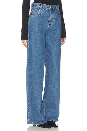 Nakedvice The Turner Wide Leg Pant in Blue