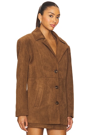 Nakedvice The Brooklyn Blazer in Brown