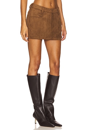 Nakedvice The Brooklyn Skirt in Brown