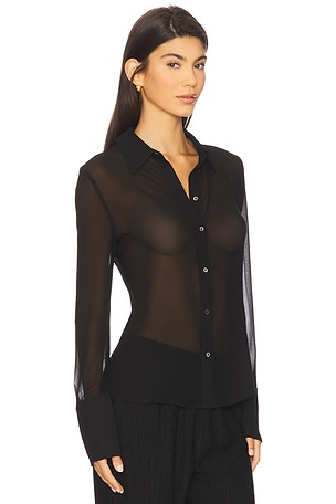 Nakedvice The Magda Shirt in Black