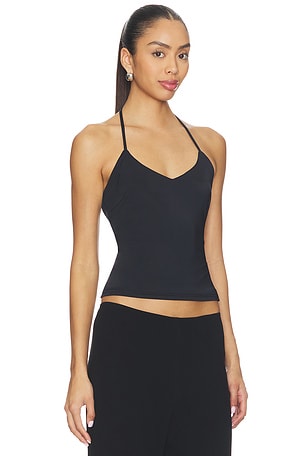 Nakedvice The Stevie Halter Top in Black