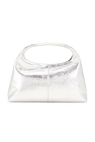 Nakedvice The Elsa Bag in Metallic Silver