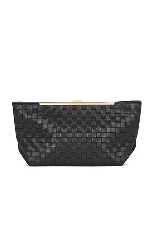 Nakedvice The Rosetta Clutch in Black