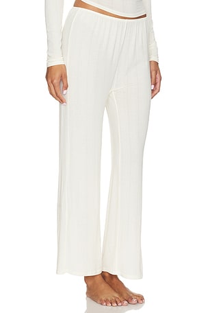 Negative Underwear Whipped Cropped Pant in Cream. Size XS. Also
