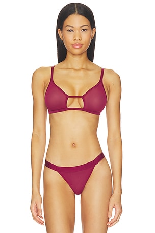 Sieve Cutout Bra Negative Underwear