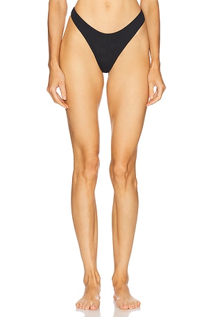 Pointelle Dipped Thong Negative Underwear