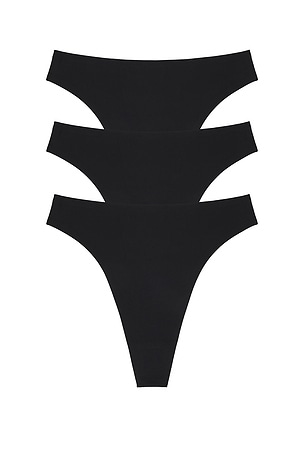 Base High Thong 3-pack Negative Underwear