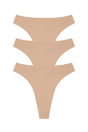 Base High Thong 3-pack Negative Underwear