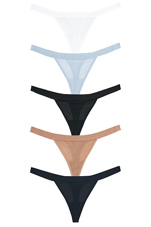Sieve Thong (5-pack) Negative Underwear