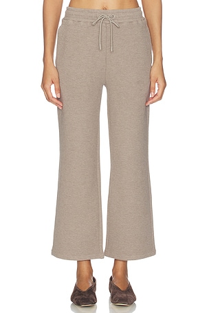 Waffle Knit Cropped Track Pant Negative Underwear