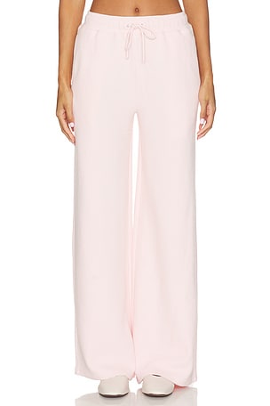 Negative Underwear Waffle Knit Track Pant in Pink. Size XXL. Also