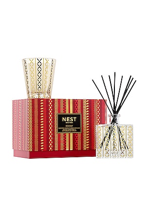 CONJUNTO HOLIDAY CLASSIC CANDLE & REED DIFFUSER SET NEST New York