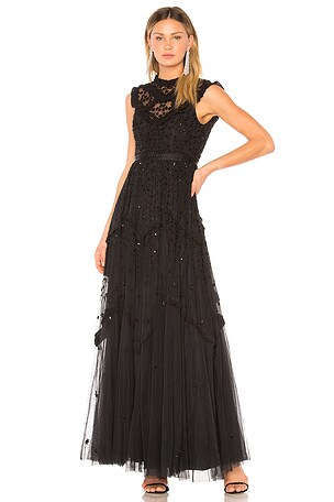 Evening Gowns Needle And Thread Daisy Dress Buy Needle Thread Blue Daisy  Wave Gown For Women