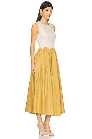 Never Fully Dressed Monika Dress in Mustard