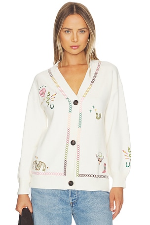 Cream Western Martha Cardigan Never Fully Dressed