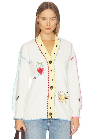 Never Fully Dressed PULL CARDIGAN en Crème