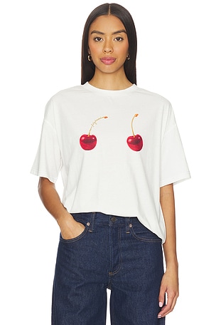 Cherry Boob T-shirt Never Fully Dressed