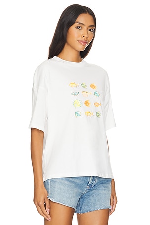 Never Fully Dressed in Atlantis Tee in White