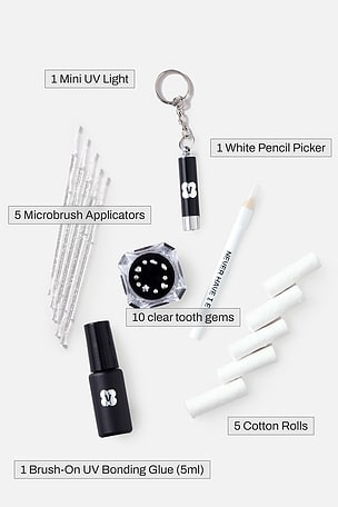 Never Have I Ever Classic Glam - DIY Tooth Gem Kit in Metallic Silver