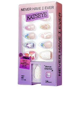 X KATSEYE Press-On Nails Never Have I Ever