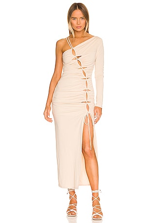 knee length dresses for ladies Phoebe Midi Dress in Black Currant main image 1