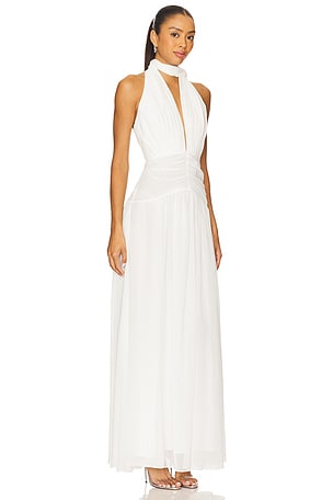 NICHOLAS Arella Silk Dress in White