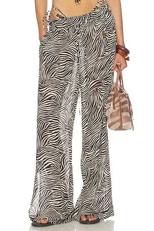 Lise Wide Legged Pants With Side Slits NICHOLAS