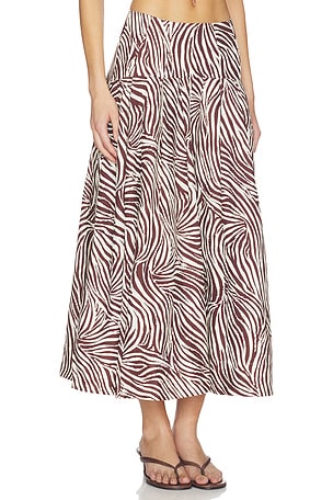 NICHOLAS Yasmin Skirt in Brown