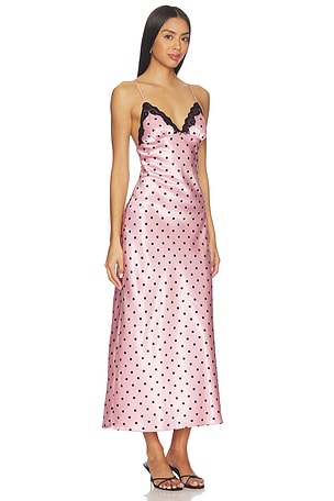 NIA Jasmine Dress in Blush,Black