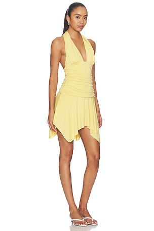 NIA ROBE LUCA en Jaune