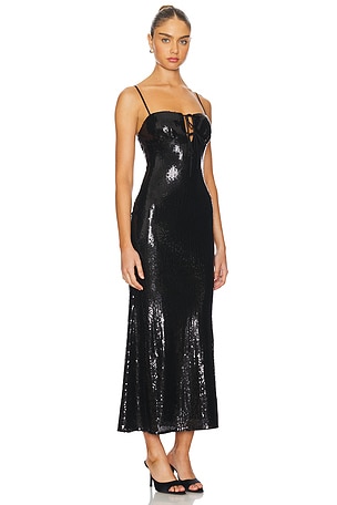 NIA Hawk Dress in Black