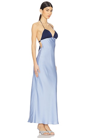 NIA Wolfe Dress in Baby Blue