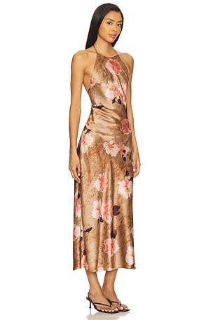 NIA Leah Dress in Brown