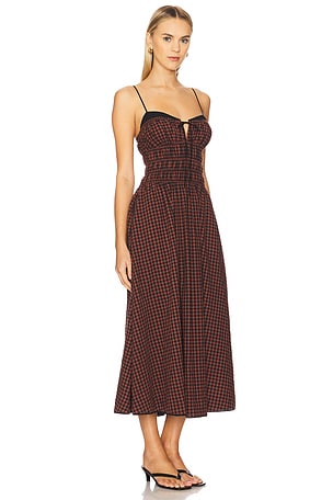 NIA Thomas Dress in Brown