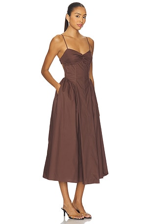 NIA Destene Dress in Chocolate
