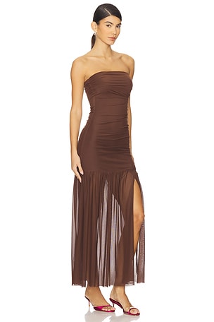 NIA Nola Dress in Chocolate. Size XS. Also