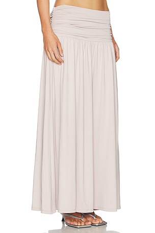 NIA Tierra Skirt in Beige. Size XS. Also