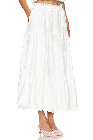 NIA Myrrh Skirt in White