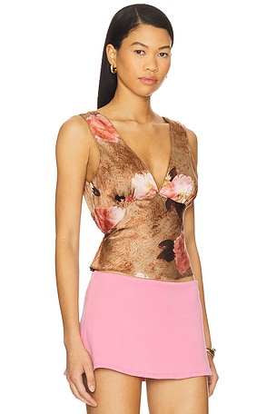 NIA Celia Top in Brown