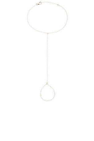 NAiiA Reign Hand Chain in Metallic Silver