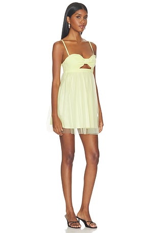 NIIHAI Bralette Mini Dress in Yellow