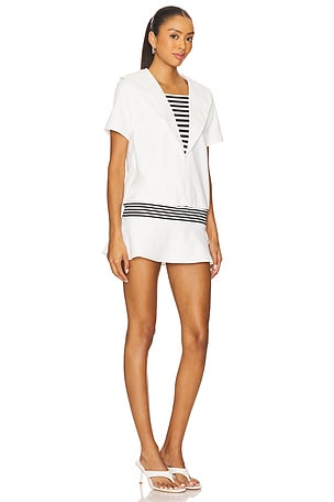 NIIHAI Captain Dress in White