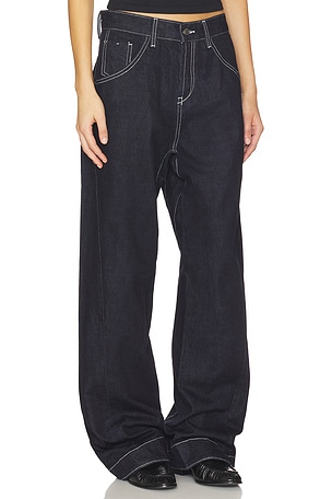 NIIHAI Worn Out Jeans in Navy