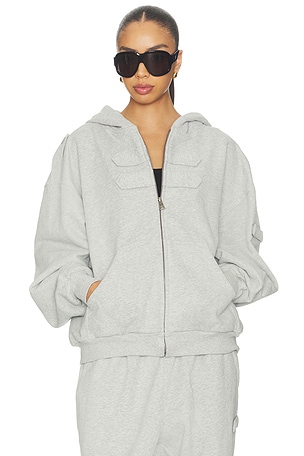 NIIHAI Cover Hoodie in Grey