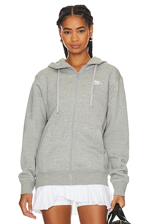 Nike Full Zip Hoodie in Grey