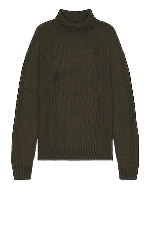 Cable Knit Turtleneck Nike
