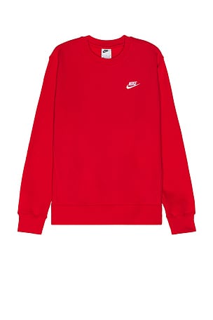 Red nike sweater sale