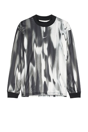 M Nk Jersey in Sail, Black, White Nike